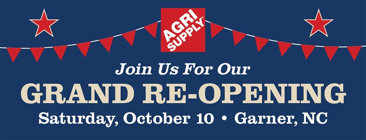 Grand re-opening Garner store
